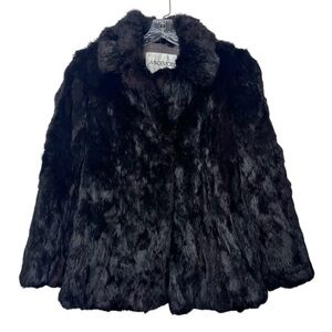 Vanderbilt Women's Black Faux Fur Coat